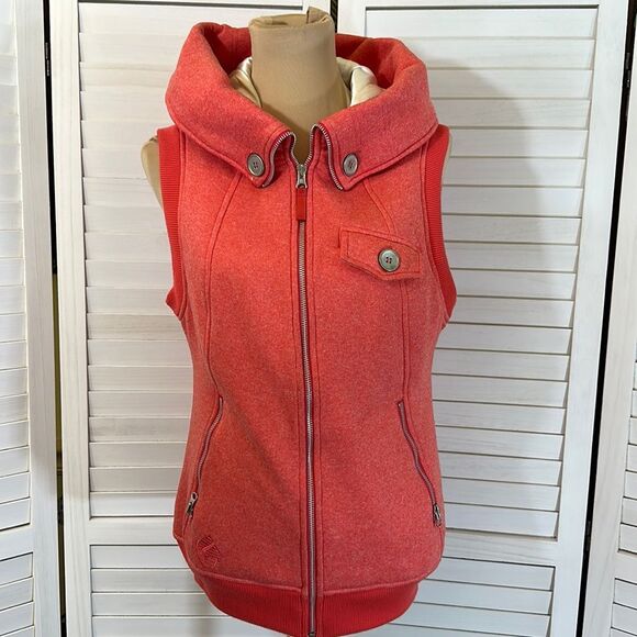 Burton Dry Ride Hooded Vest Pink Size Large - Picture 3 of 13